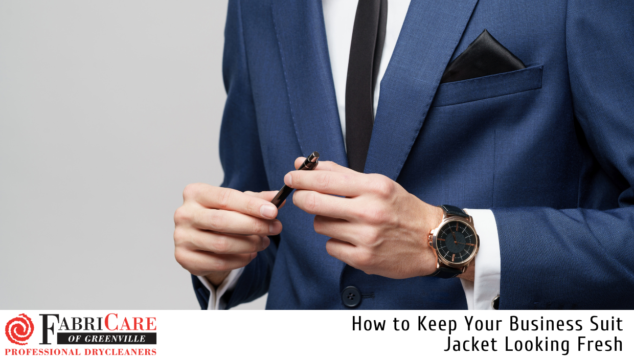 Cleaning Your Business Suit Jacket